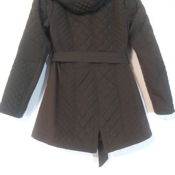 Sebby Collection women's size M olive color hooded jacket - Picture 8 of 16